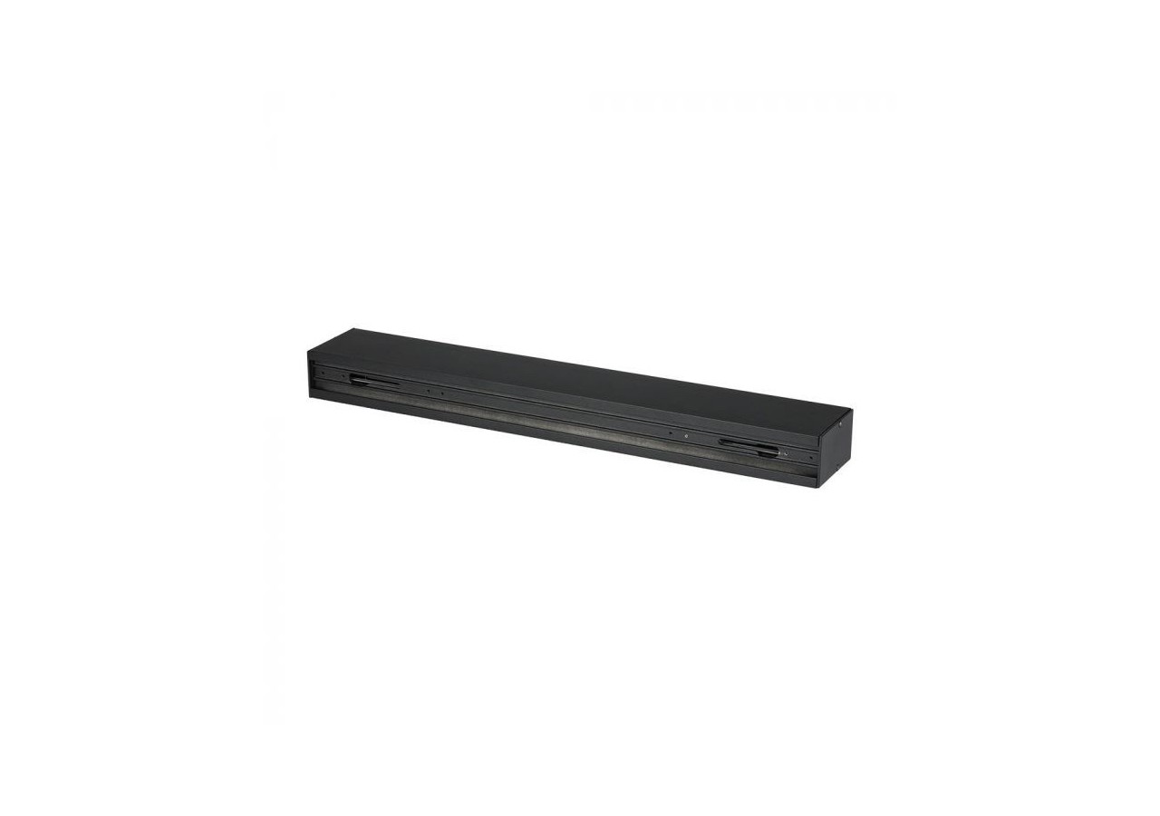 Rail de Rail Suspendu en Aluminium Noir - 1,5 m