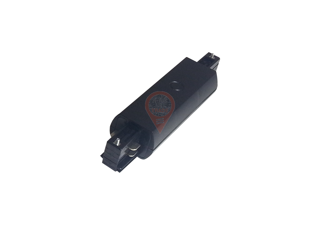 Connecteur d'éclairage sur rail 4I noir