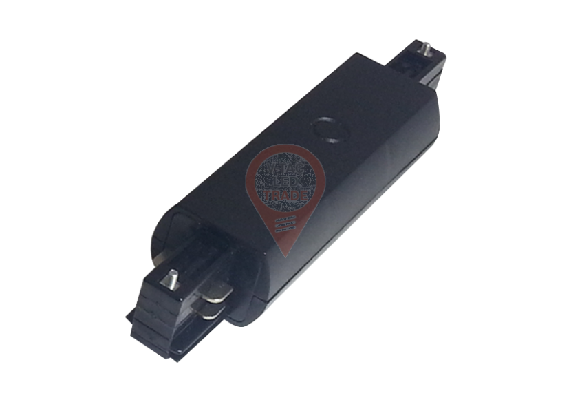 Connecteur d'éclairage sur rail 4I noir