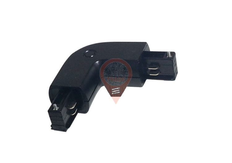 Connecteur d'éclairage sur rail 4L noir