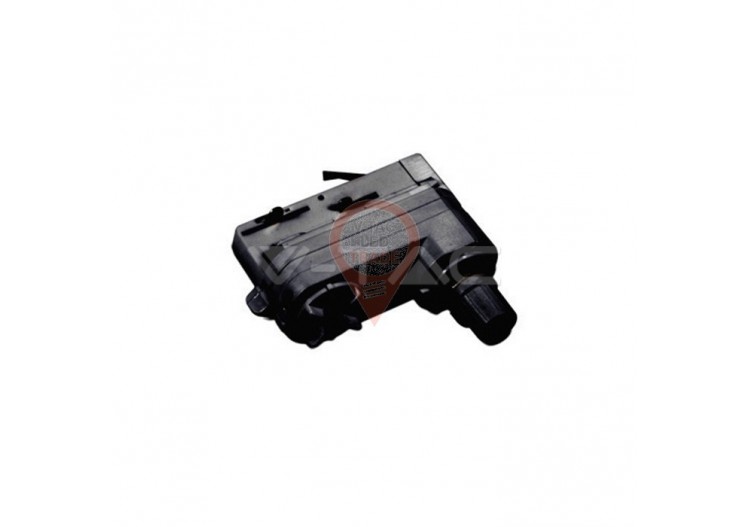 Adaptateur pour 4 éclairages sur rail, noir