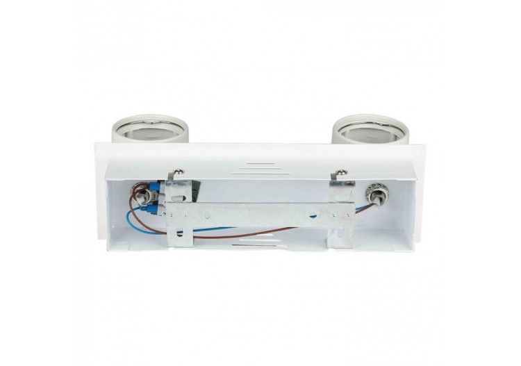 Corps blanc de montage en surface 2 * GU10