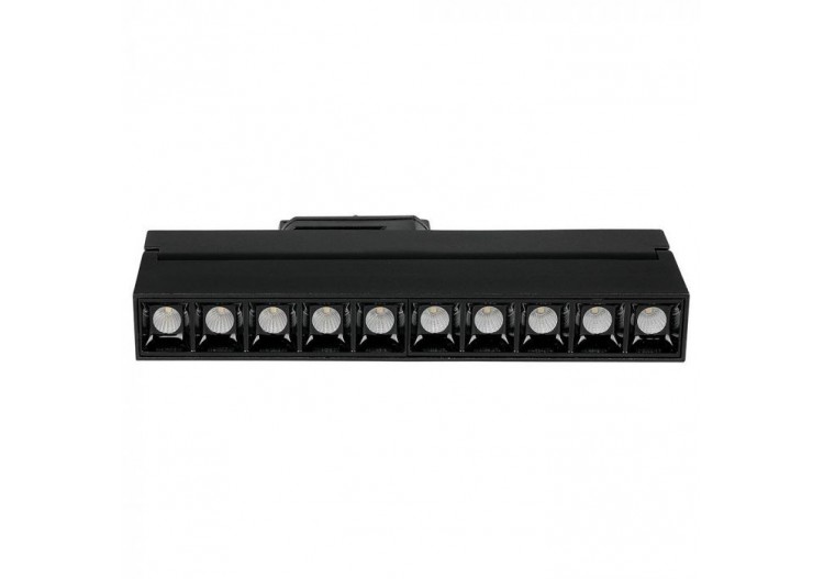 Projecteur Linéaire LED 25W Puce SAMSUNG Corps Noir 2700K