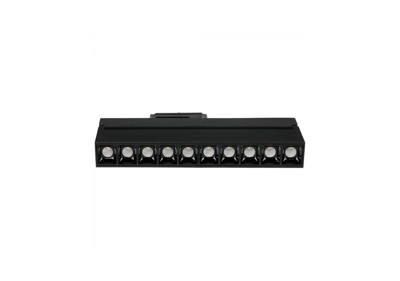 Projecteur Linéaire LED 25W Puce SAMSUNG Corps Noir 2700K