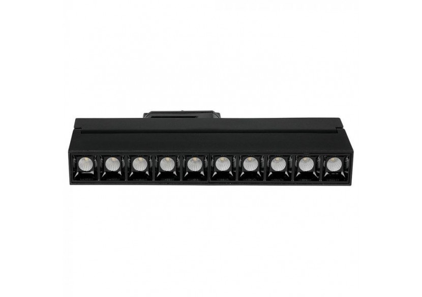 Projecteur Linéaire LED 25W Puce SAMSUNG Corps Noir 2700K