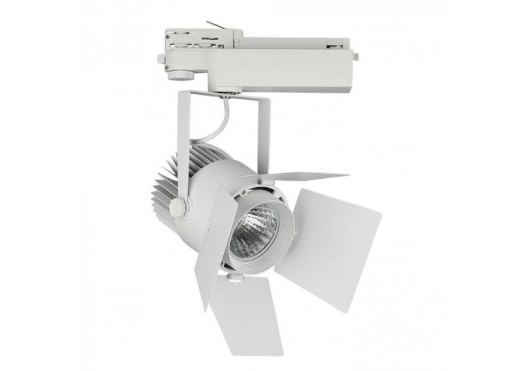 Spot LED sur Rail 33W Puce SAMSUNG Corps Blanc 5000K