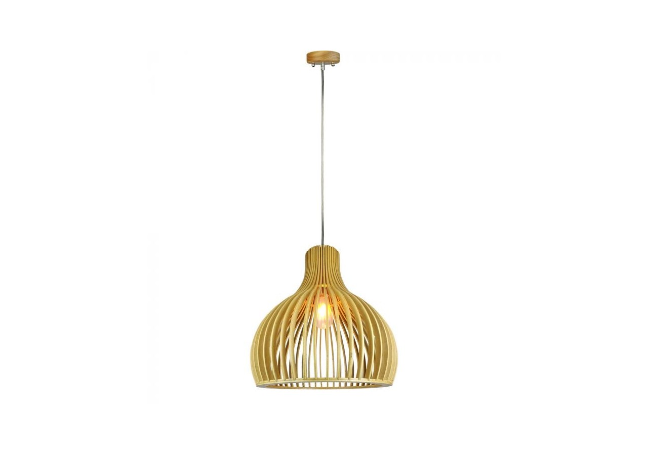 Suspension en bois ronde D350 x H450mm