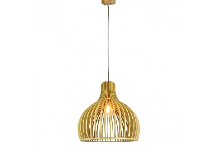 Suspension en bois Cone Cave D450 x H450mm