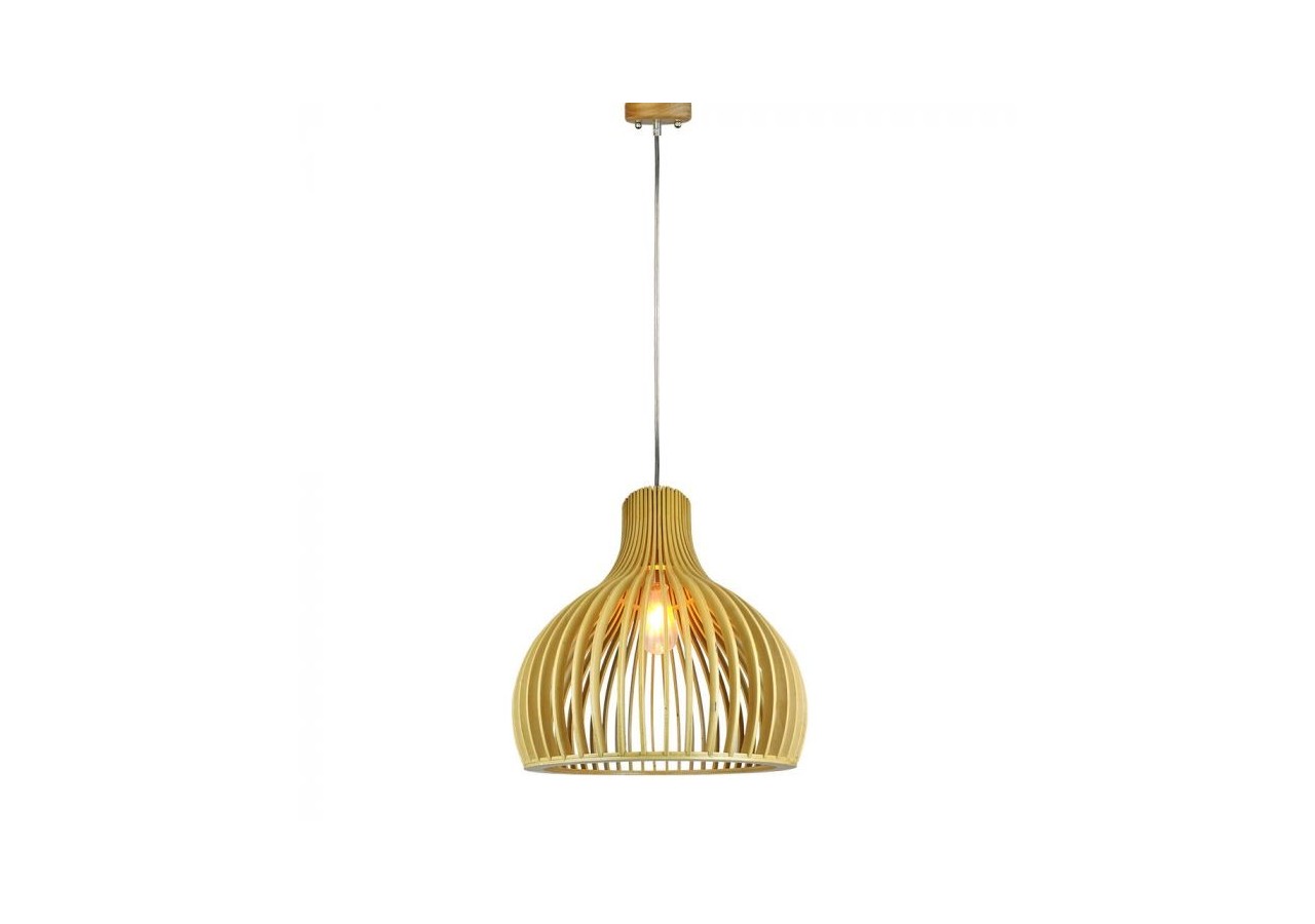 Suspension en bois Cone Cave D450 x H450mm