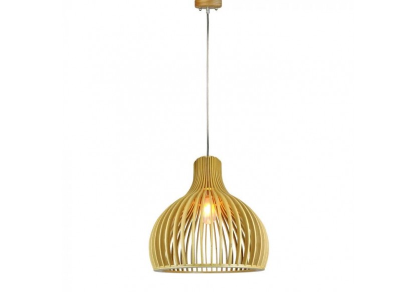 Suspension en bois Cone Cave D450 x H450mm