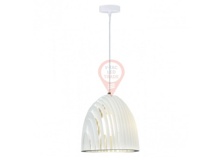 Suspension Cone Prism Blanc