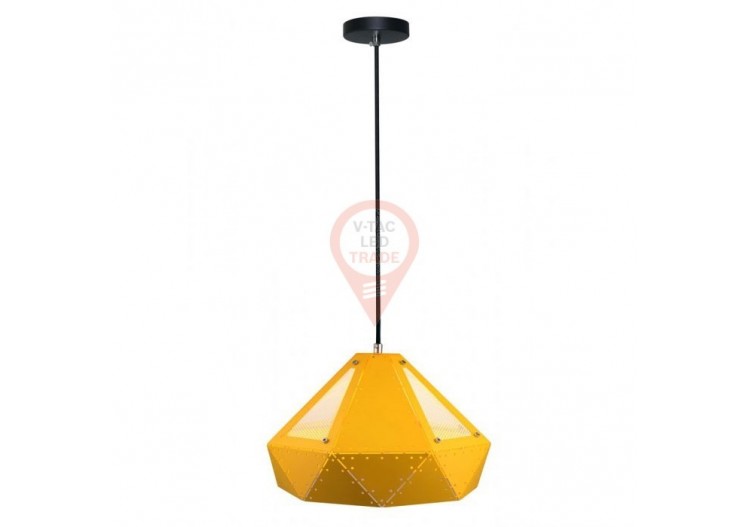 Suspension Pastel Prisme Jaune 310 x 180 mm