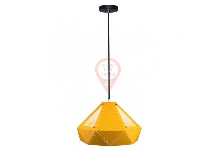 Suspension Pastel Prisme Jaune 310 x 180 mm Suspension Pastel Prisme Jaune 310 x 180 mm