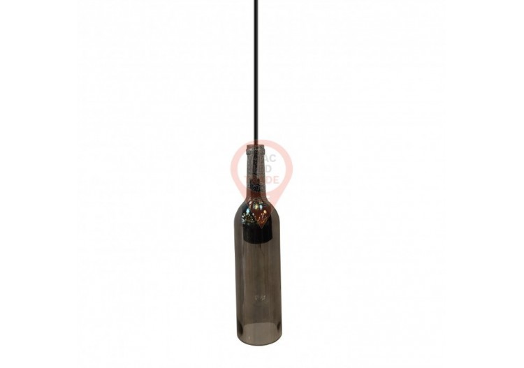 Suspension Bouteille Gris Clair