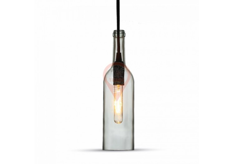 Suspension Bouteille Transparente