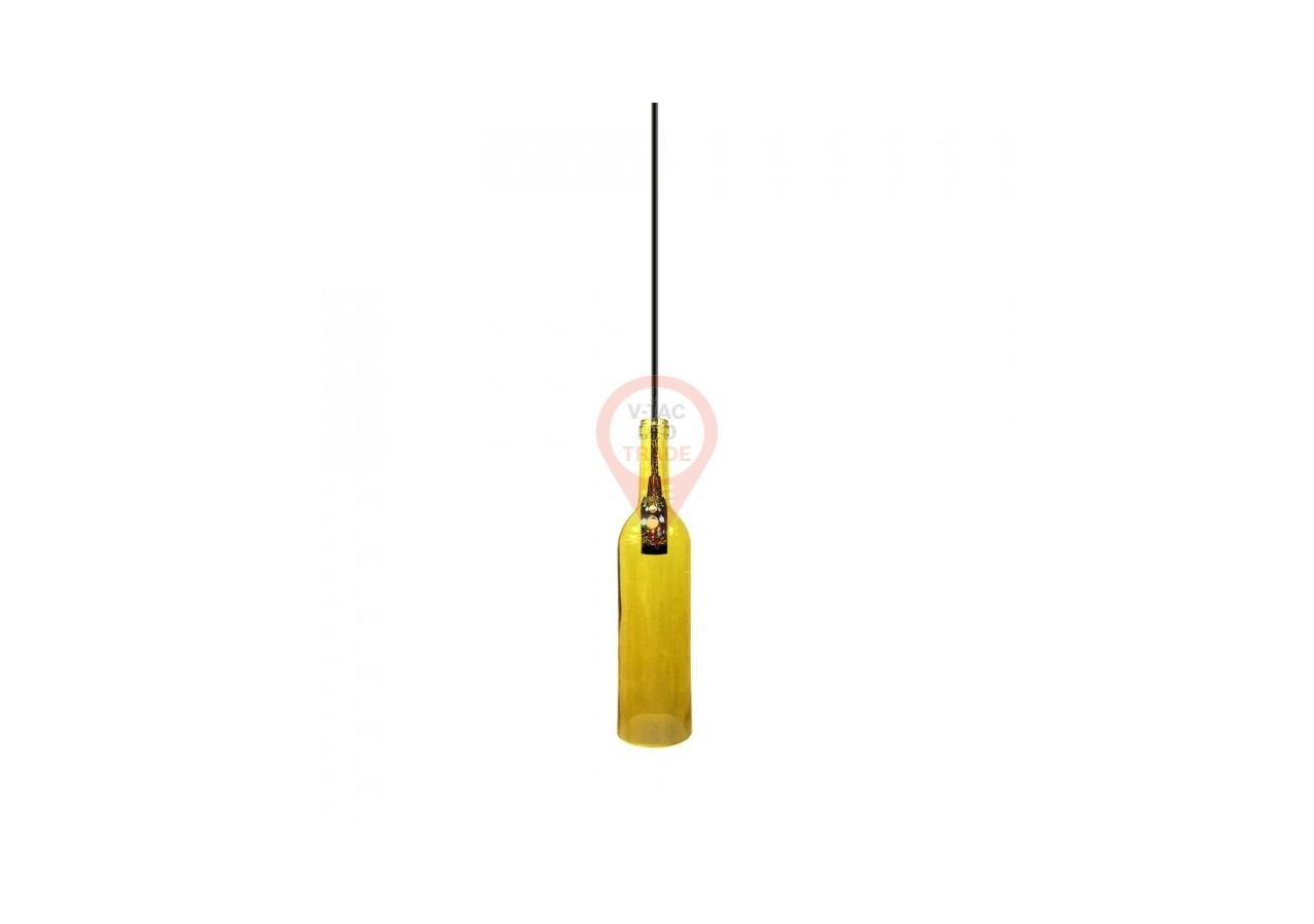 Suspension Bouteille Jaune