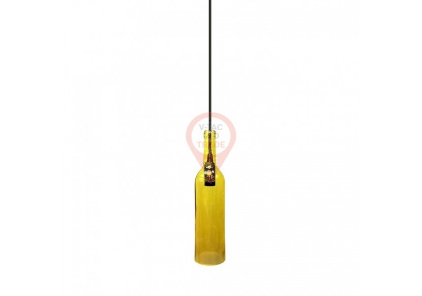 Suspension Bouteille Jaune