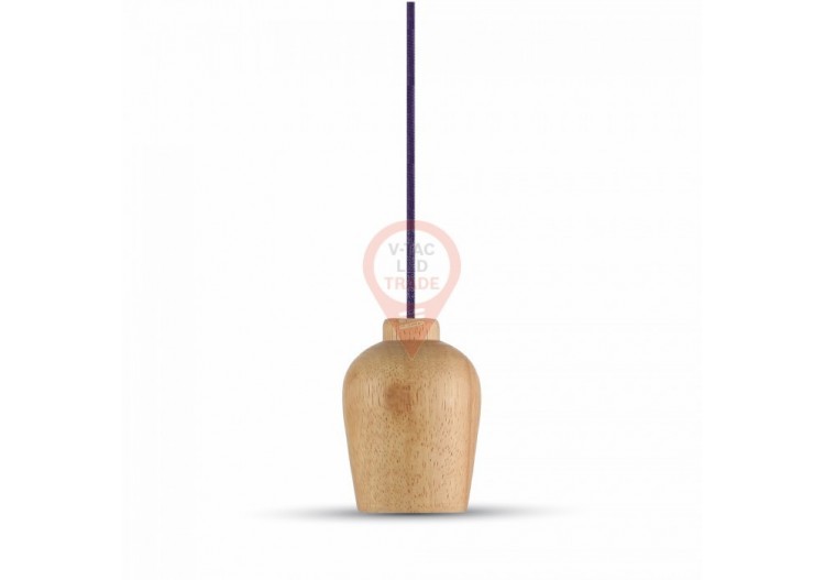Suspension en bois fil violet