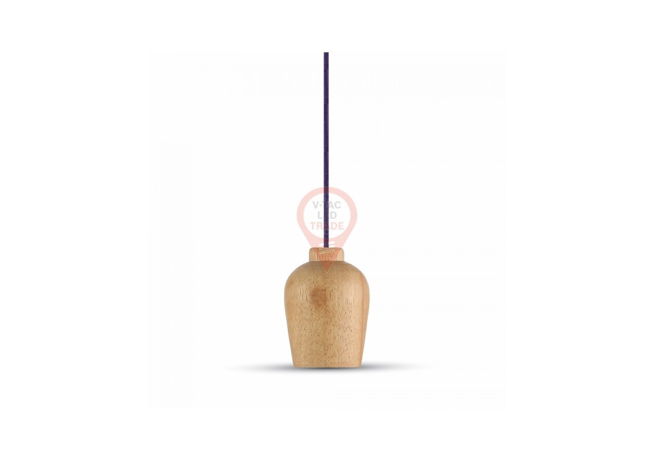 Suspension en bois fil violet
