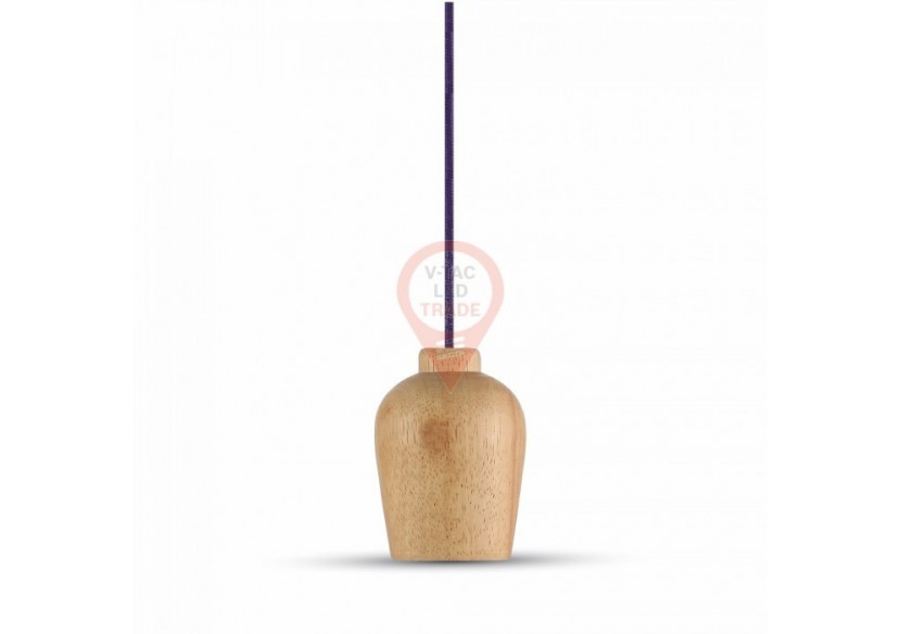 Suspension en bois fil violet