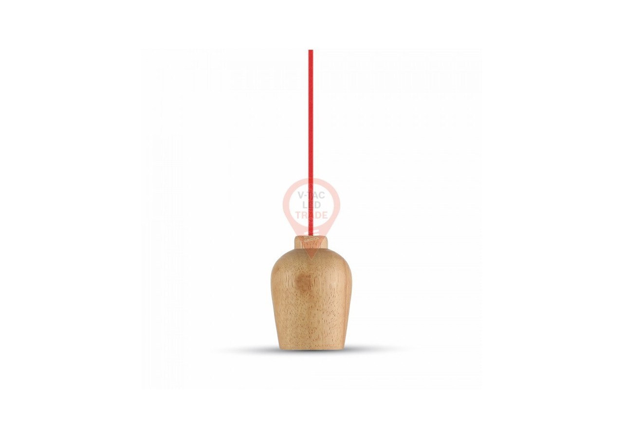 Suspension en Bois Fil Rouge
