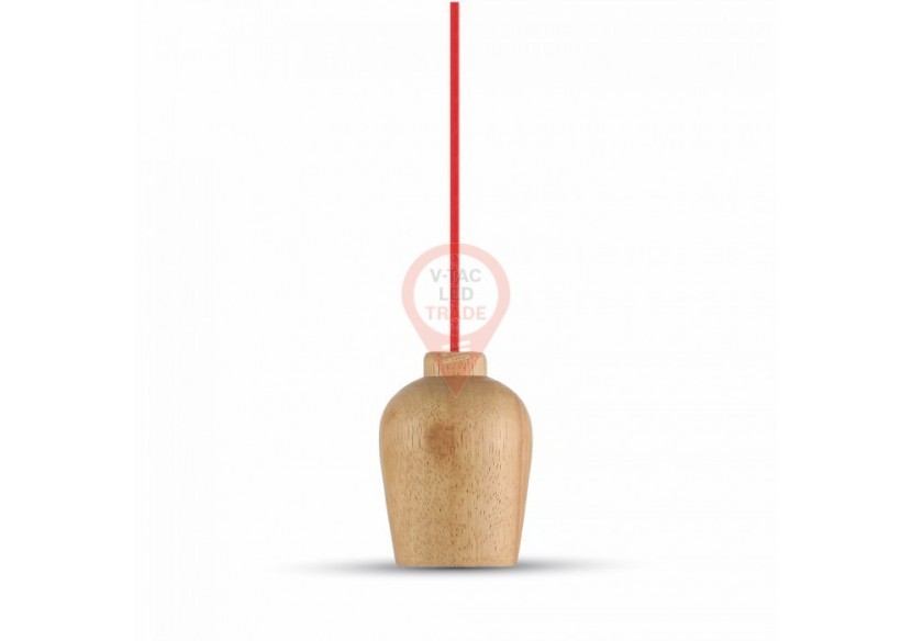Suspension en Bois Fil Rouge