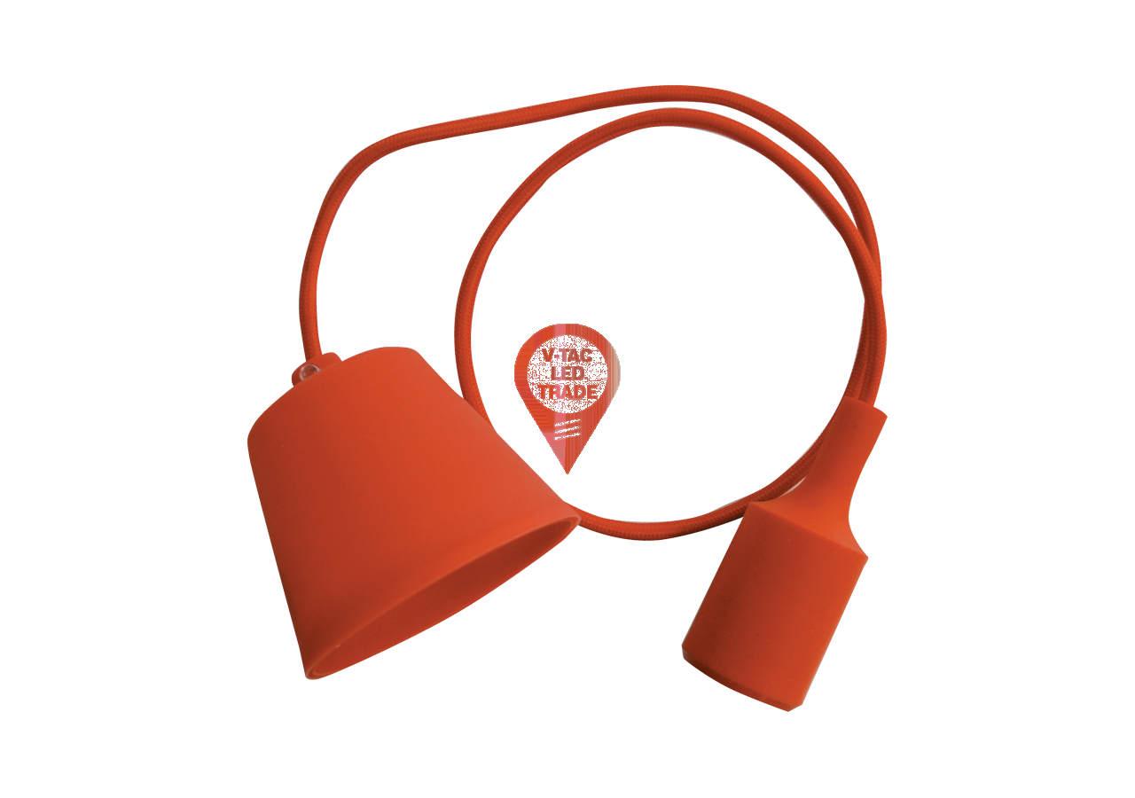 Support de suspension E27, corps orange