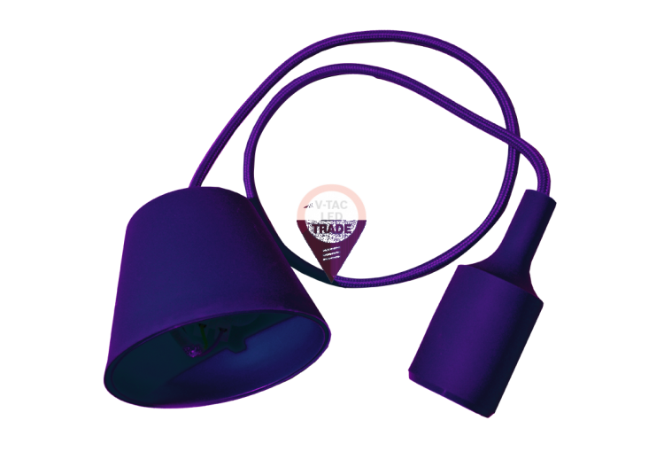 Support de suspension E27, corps violet