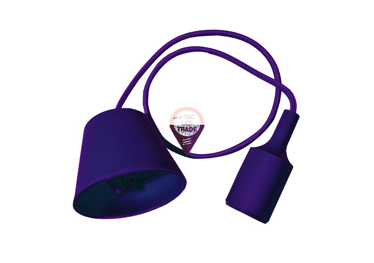 Support de suspension E27, corps violet