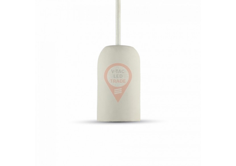 Suspension Béton Blanc