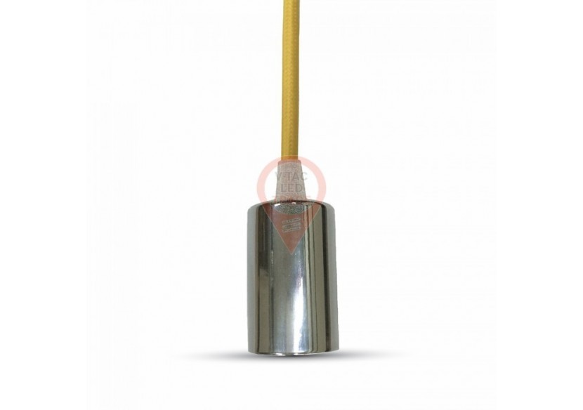 Suspension chromée jaune