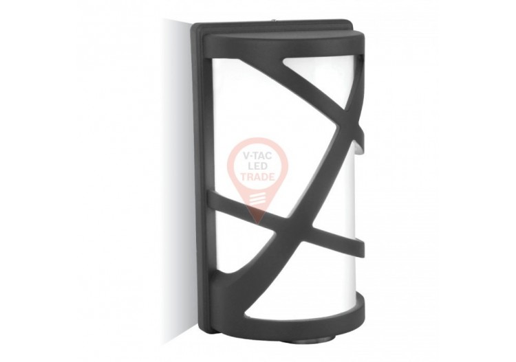 Applique de jardin 1pc. Ampoule E27 Noir Mat