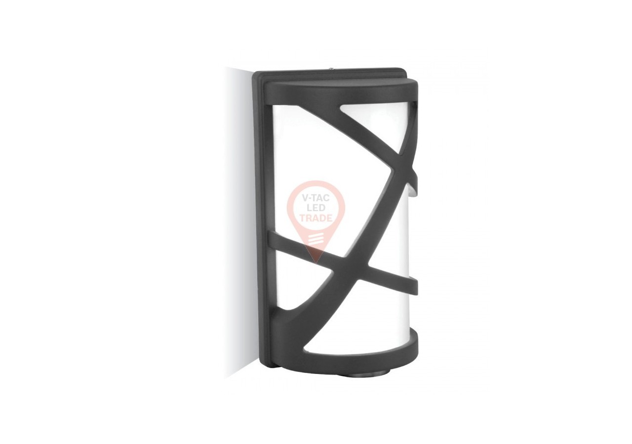 Applique de jardin 1pc. Ampoule E27 Noir Mat