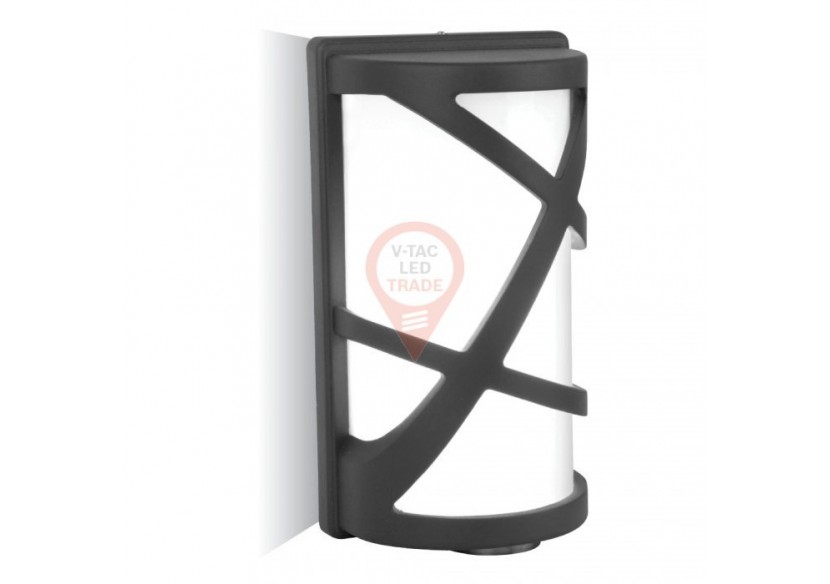 Applique de jardin 1pc. Ampoule E27 Noir Mat