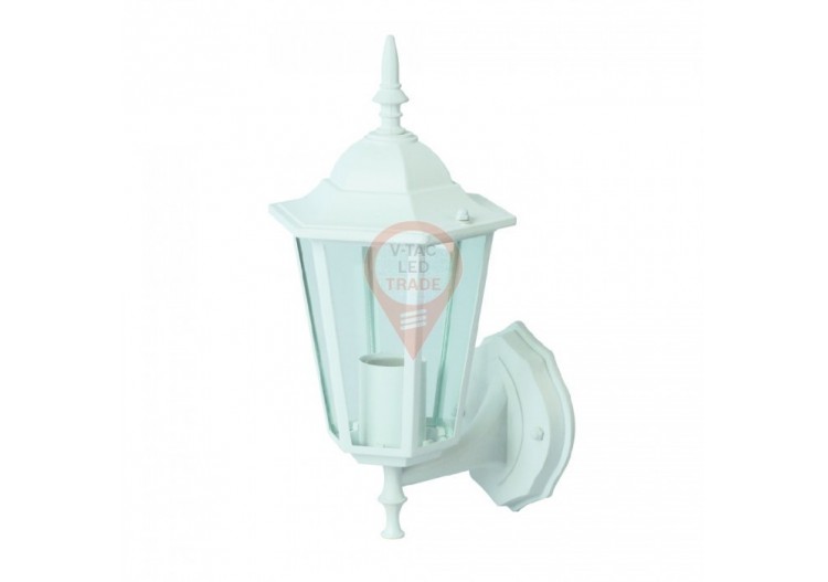 Applique de jardin E27 blanc mat Up