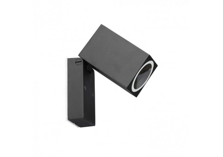 Applique Murale GU10 Tête Réglable Aluminium 1 Voie IP44