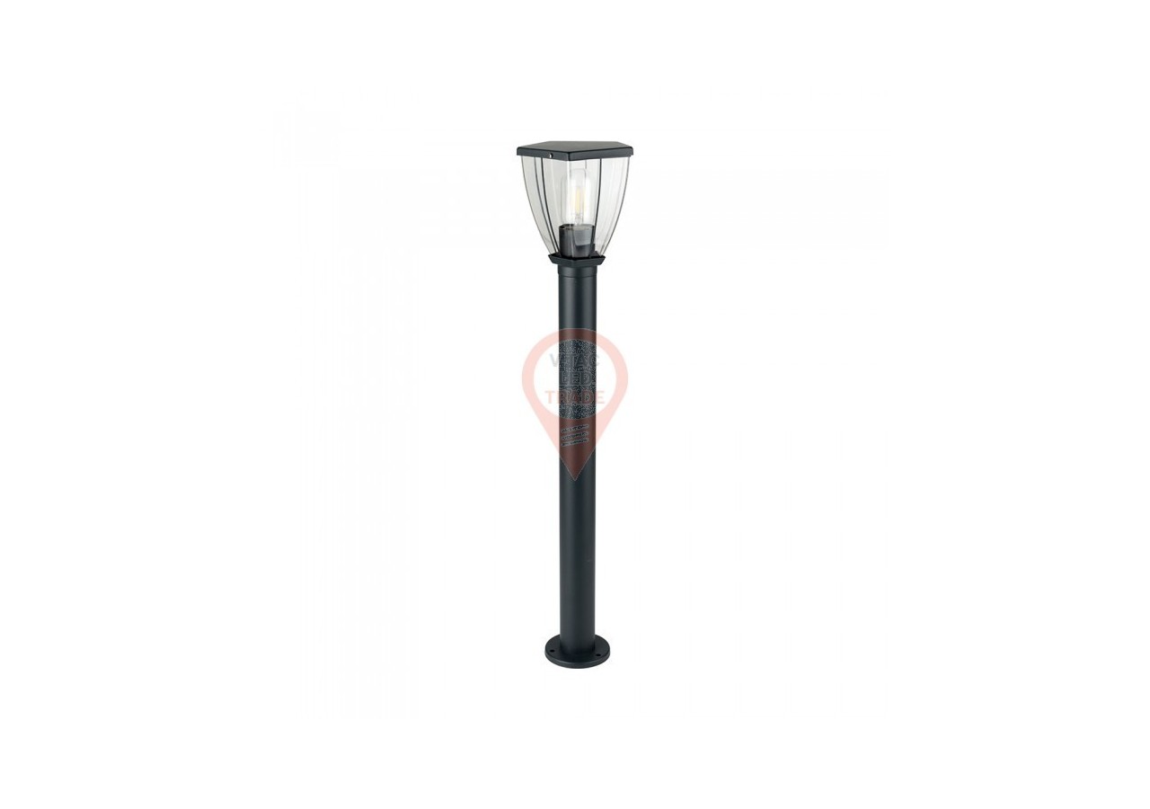 Lampe Borne avec Couvercle Transparent Noir
