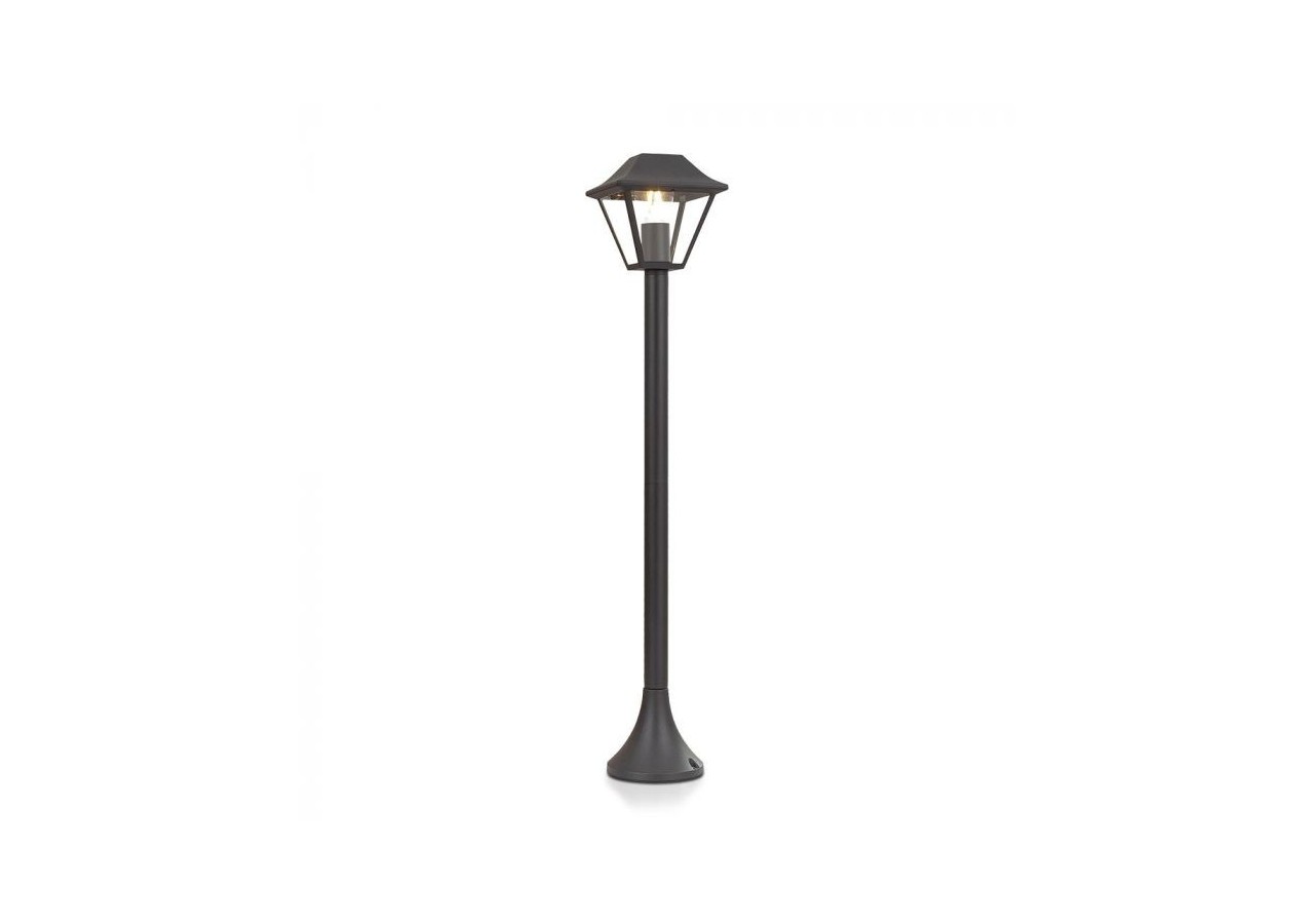Lampe sur poteau 1 x E27 950mm IP44 Noir