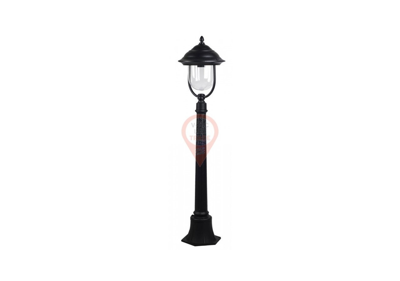 Lampe de jardin 1 x E27 Noir 1,1m