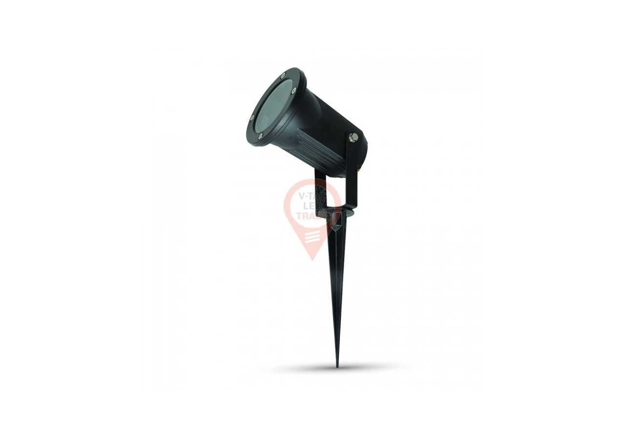 Piquet de jardin Corps Aluminium GU10 Noir IP65