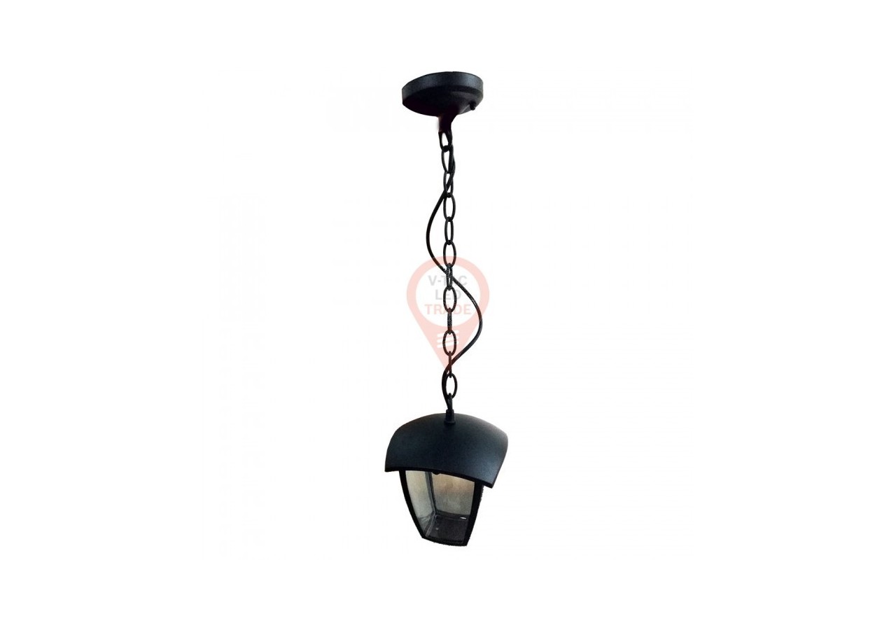 Plafonnier de jardin résistant à la pluie noir