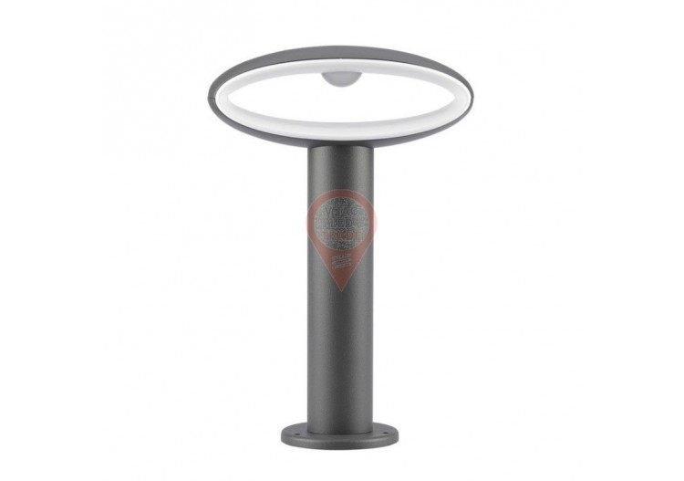 Lampe Borne LED 9W Gris Foncé Aluminium 30cm 3000K IP54
