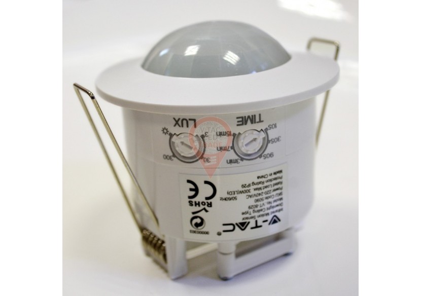 Type de downlight à capteur de mouvement infrarouge blanc