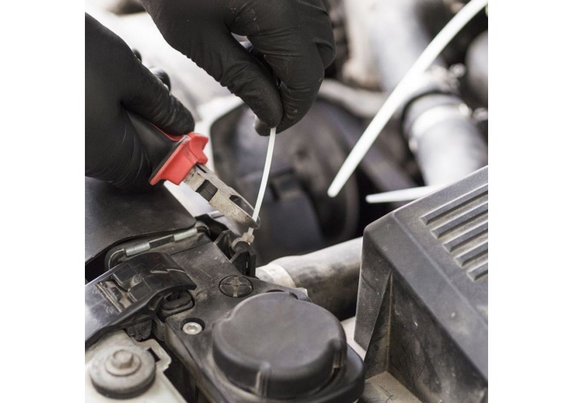 Attache de câble - 4,5 x 300 mm Blanc 100 pcs/paquet