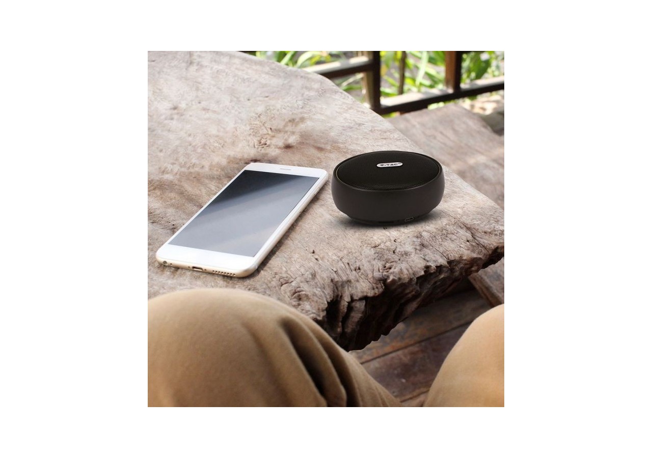 Haut-parleur Bluetooth portable, câble Micro USB haut de gamme, batterie 800mah, bleu