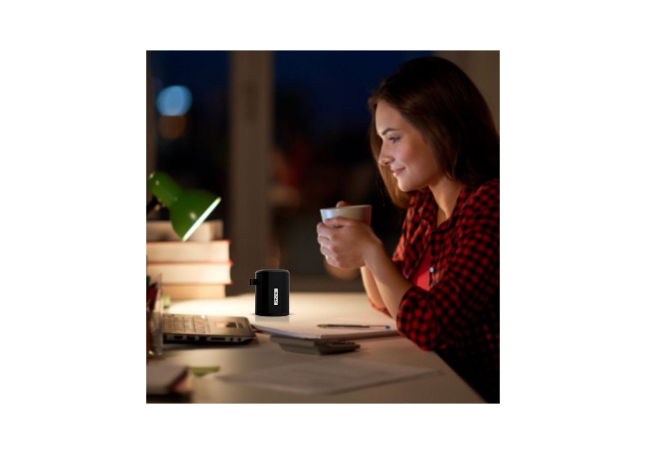 Haut-parleur Bluetooth portable, câble Micro USB haut de gamme, batterie 1500mah, bleu