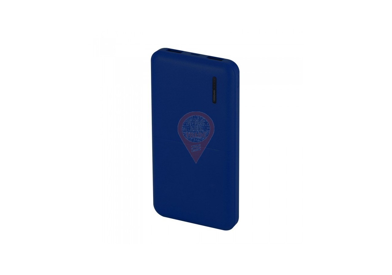 Banque d'alimentation super fine 10 000 mAh, bleu