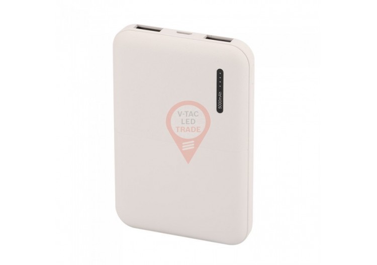 Banque d'alimentation ultra petite de 5 000 mAh, rose