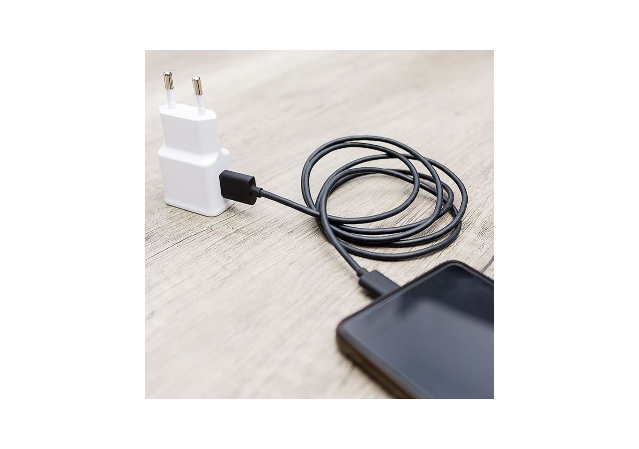 1m. Câble USB Type C Noir - Série Pearl