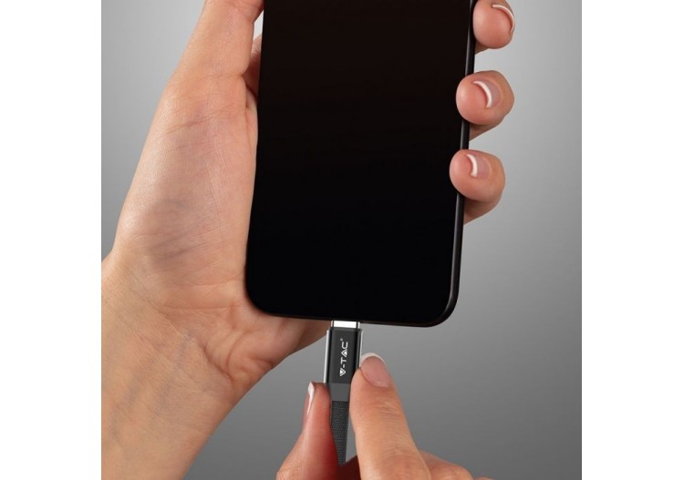 1m. Câble USB Type C Noir - Série Ruby